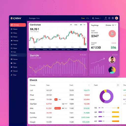 Interface of an algorithmic trading platform